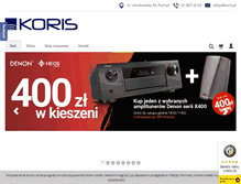 Tablet Screenshot of koris.pl